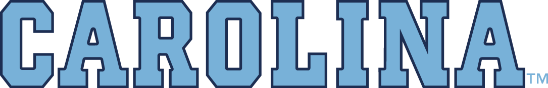 North Carolina Tar Heels 2015-Pres Wordmark Logo 02 vinyl decal